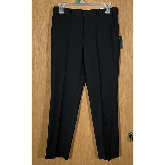 Lauren Ralph Lauren Boys Suit Separate Pants Black Size 12H/29" W Brand New NWT - Picture 1 of 10